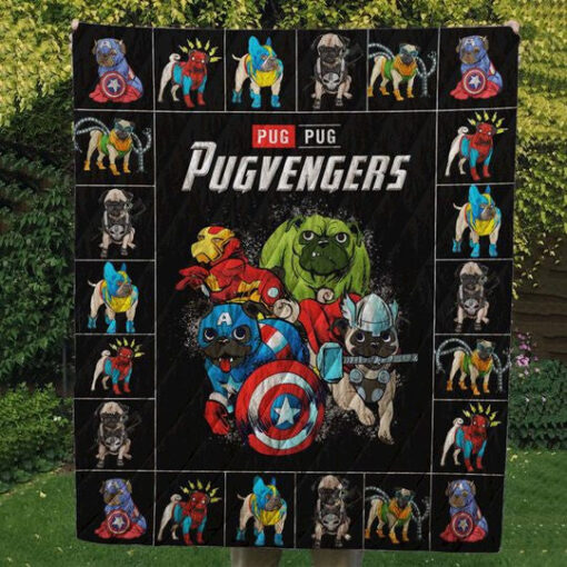 Buy Pugvengers Quilt Blanket & Quilt Bedding Set Great Customized Blanket Gifts For Birthday Christmas Thanksgiving