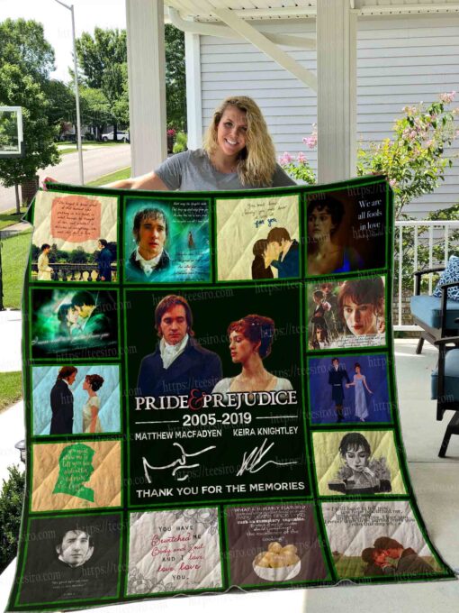 Buy Pride And Prejudice Quilt Blanket & Quilt Bedding Set 02