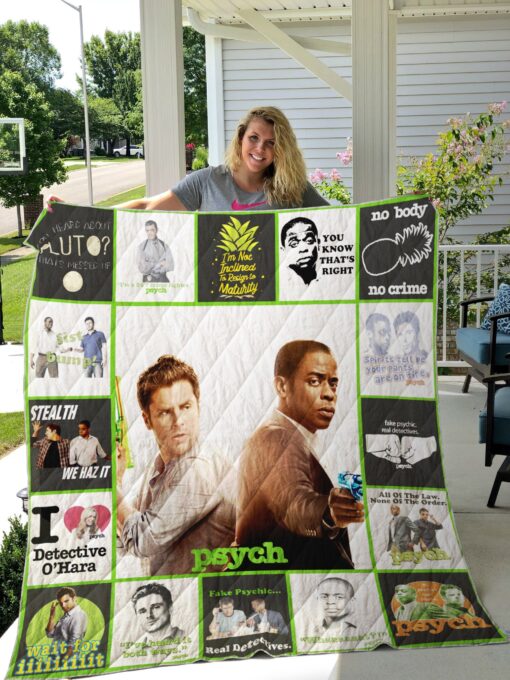 Buy Psych Quilt Blanket & Quilt Bedding Set For Fans