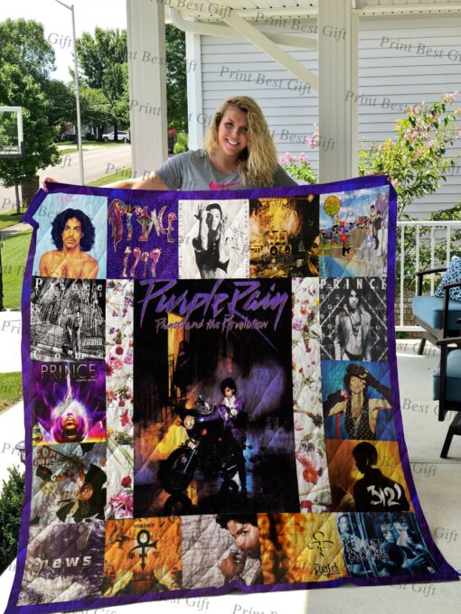 Buy Prince Albums Cover Poster Quilt Blanket & Quilt Bedding Set Ver 2