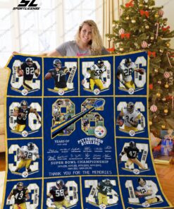 Buy Pittsburgh Steelers Quilt Blanket & Quilt Bedding Set Ver 17