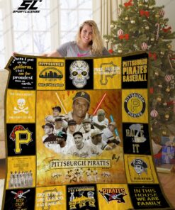 Buy Pittsburgh Pirates Quilt Blanket & Quilt Bedding Set Ver 17