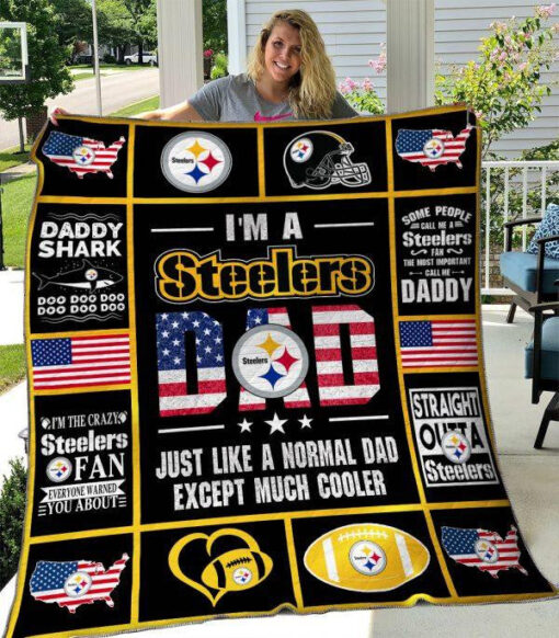 Buy Pittsburgh Steelers Quilt Blanket & Quilt Bedding Set 05