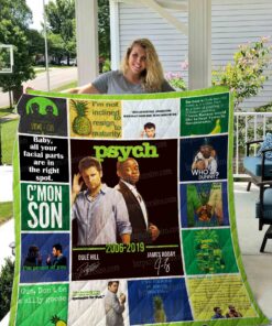 Buy Psych Quilt Blanket & Quilt Bedding Set 01