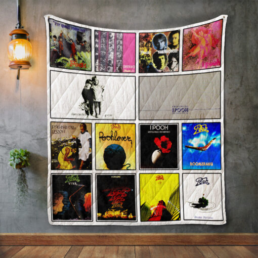 Buy Pooh Album Covers Quilt Blanket & Quilt Bedding Set