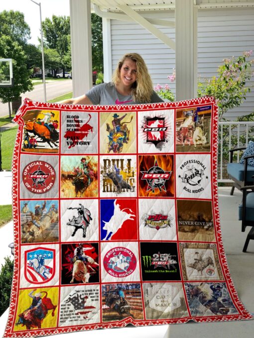 Buy Professional Bull Riders Quilt Blanket & Quilt Bedding Set