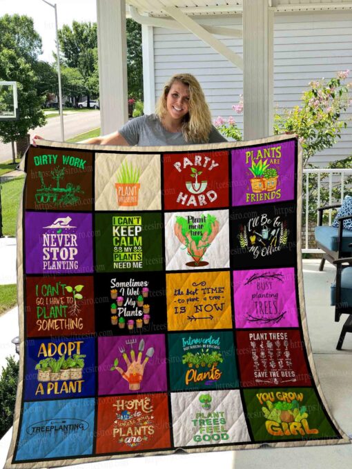 Buy Planting Plants Are Friends Quilt Blanket & Quilt Bedding Set Great Customized Gifts For Birthday Christmas Thanksgiving Perfect Gifts For Plant Lover