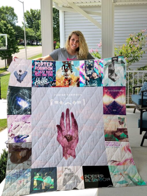 Buy Porter Robinson Albums Quilt Blanket & Quilt Bedding Set For Fans Ver 17