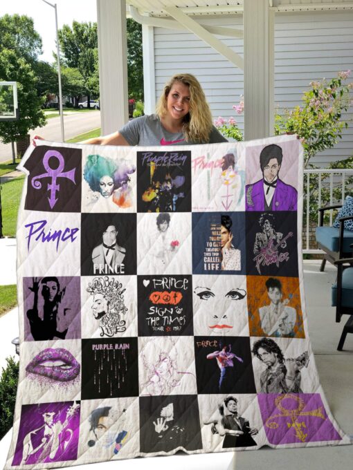 Buy Prince Tshirt Quilt Blanket & Quilt Bedding Set