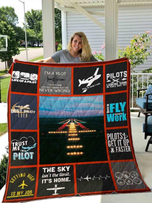 Buy Pilots Get It Up Faster Quilt Blanket & Quilt Bedding Set Great Customized Blanket Gifts For Birthday Christmas Thanksgiving