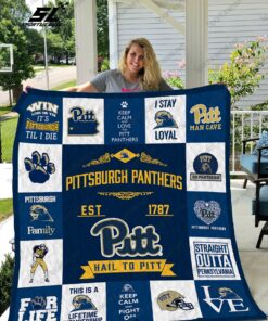 Buy Pittsburgh Panthers Quilt Blanket & Quilt Bedding Set 01