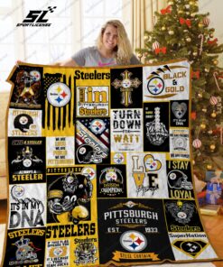 Buy Pittsburgh Steelers Lx Quilt Blanket & Quilt Bedding Set