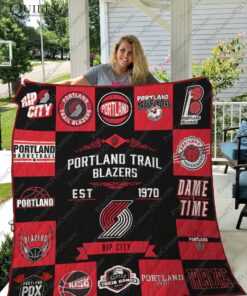 Buy Portland Trail Blazers Quilt Blanket & Quilt Bedding Set Ver 17