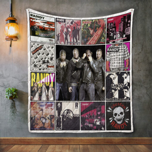 Buy Randy Album Covers Quilt Blanket & Quilt Bedding Set