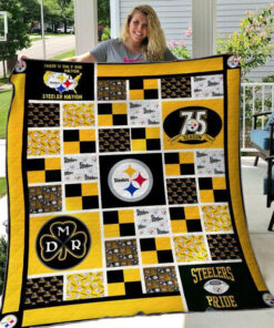 Buy Pittsburgh Steelers Quilt Blanket & Quilt Bedding Set 02 - Meteew