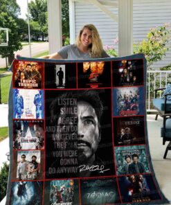 Buy Robert Downey Jr. Quilt Blanket & Quilt Bedding Set 01