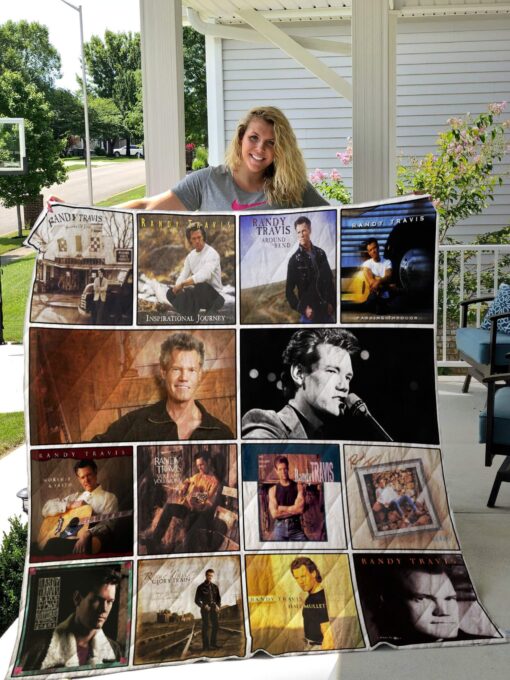 Buy Randy Travis Quilt Blanket & Quilt Bedding Set 01