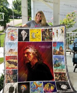 Buy Robert Plant Poster Quilt Blanket & Quilt Bedding Set