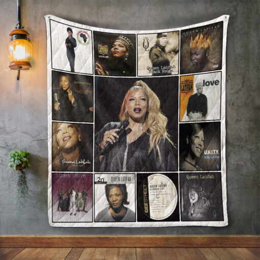 Buy Queen Latifah Album Covers Quilt Blanket & Quilt Bedding Set