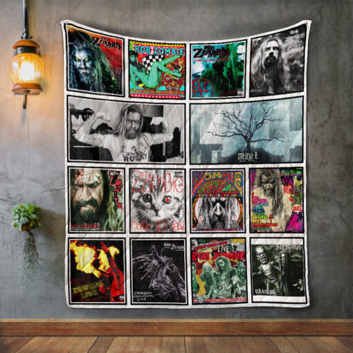 Buy Rob Zombie  Album Covers Quilt Blanket & Quilt Bedding Set