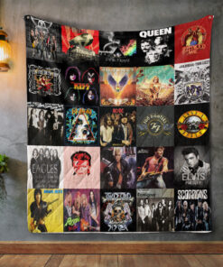 Buy Rock Music For Fans Quilt Blanket & Quilt Bedding Set