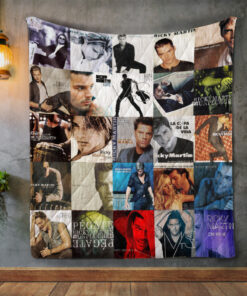 Buy Ricky Martin Album Covers Quilt Blanket & Quilt Bedding Set