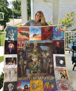 Buy Robert Plant Albums Quilt Blanket & Quilt Bedding Set For Fans Ver 17