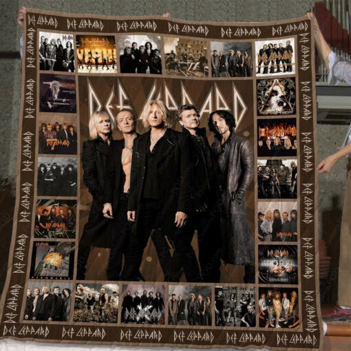 Buy Rock Band Def Leppard Quilt Blanket & Quilt Bedding Set For Birthday Christmas Defleppard