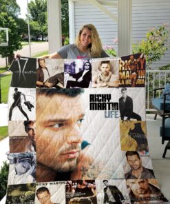 Buy Ricky Martin Albums Quilt Blanket & Quilt Bedding Set For Fans Ver 17