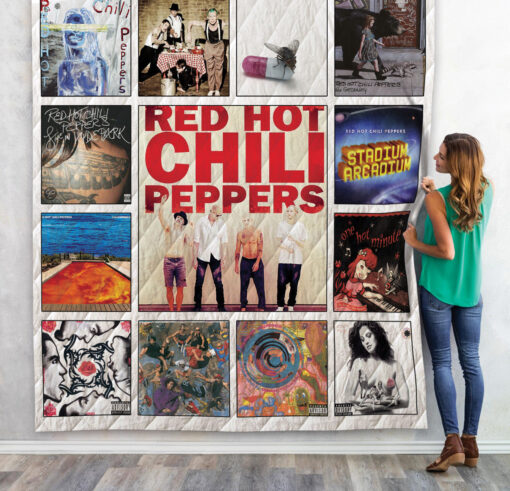 Buy Red Hot Chili Peppers Albums Quilt Blanket & Quilt Bedding Set 01