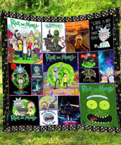 Buy Rick And Morty  Quilt Blanket & Quilt Bedding Set