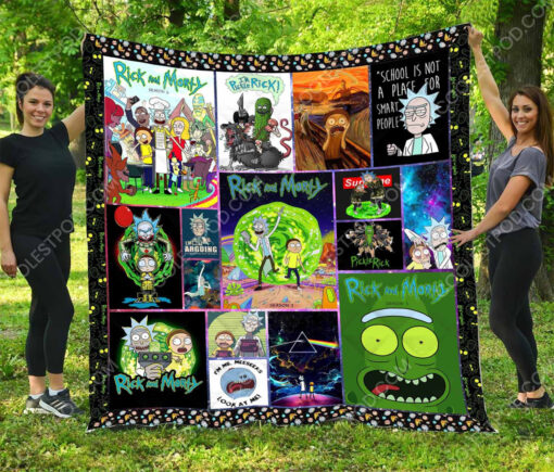 Buy Rick And Morty  Quilt Blanket & Quilt Bedding Set