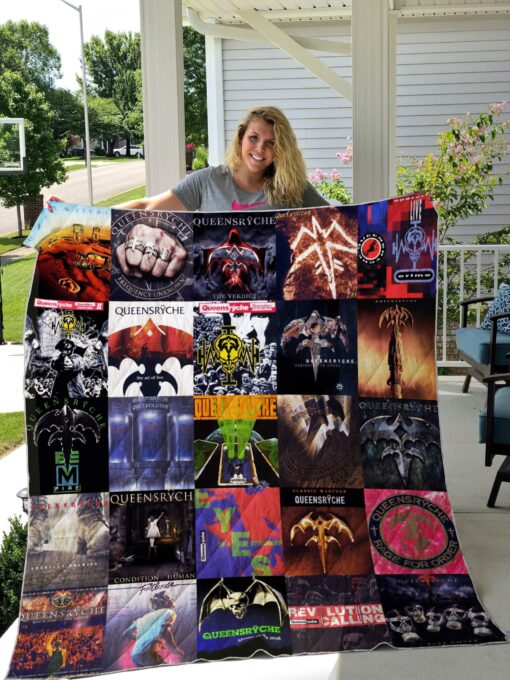 Buy Queensrche Albums Quilt Blanket & Quilt Bedding Set For Fans Ver 25