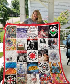 Buy Red Hot Chili Peppers Albums Cover Poster Quilt Blanket & Quilt Bedding Set - Meteew