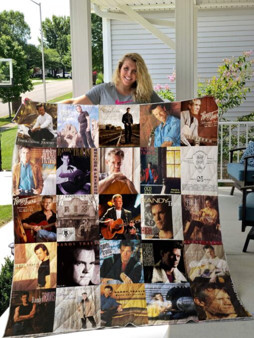 Buy Randy Travis Albums Quilt Blanket & Quilt Bedding Set For Fans Ver 25