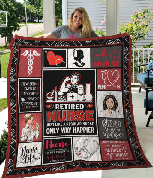 Buy Retired Nurse I'Ve Seen It Smelled It Touched It Quilt Blanket & Quilt Bedding Set Great Customized Gifts For Birthday Christmas Thanksgiving Perfect Gifts For Retired Nurse