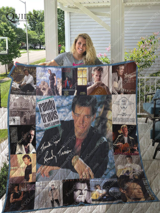 Buy Randy Travis Albums Quilt Blanket & Quilt Bedding Set For Fans Ver 17