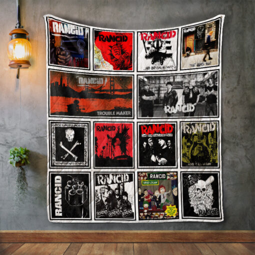 Buy Rancid Album Covers Quilt Blanket & Quilt Bedding Set