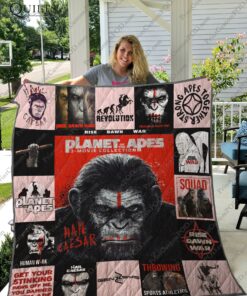 Buy Rise, Dawn, War Of The Planet Of The Apes Quilt Blanket & Quilt Bedding Set  Ver.0117