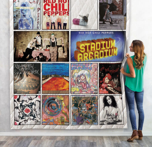 Buy Red Hot Chili Peppers Albums Quilt Blanket & Quilt Bedding Set 02