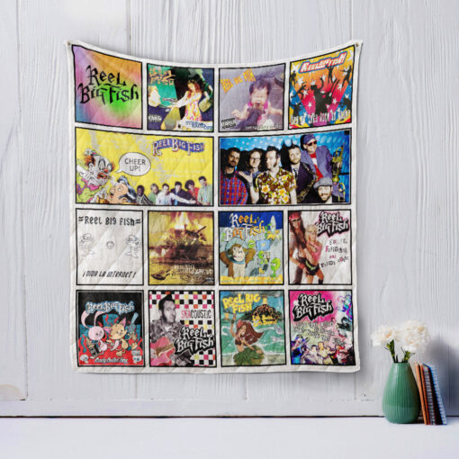 Buy Reel Big Fish Quilt Blanket & Quilt Bedding Set Great Customized Blanket Gifts For Birthday Christmas Thanksgiving