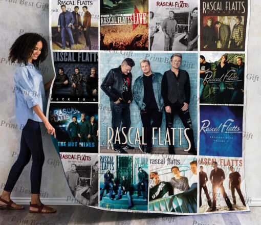 Buy Rascal Flatts Albums Cover Poster Quilt Blanket & Quilt Bedding Set