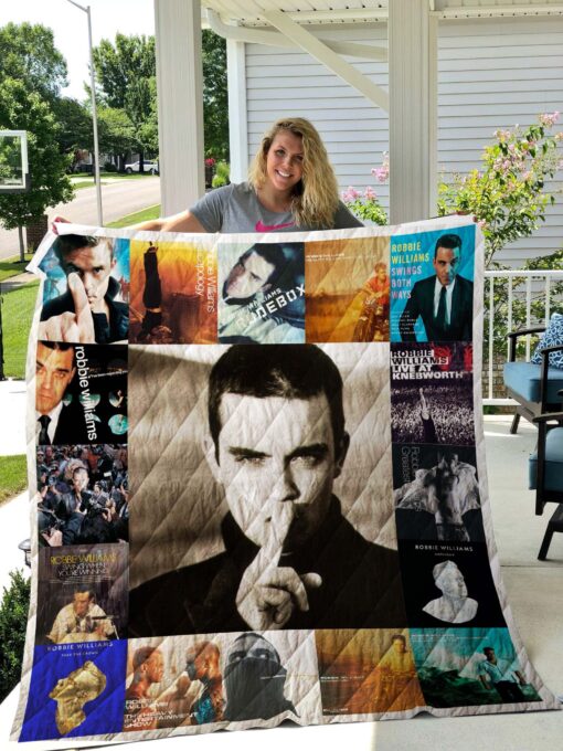 Buy Robbie Williams Quilt Blanket & Quilt Bedding Set For Fans