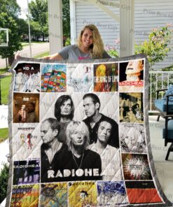 Buy Radiohead Albums Cover Poster Quilt Blanket & Quilt Bedding Set