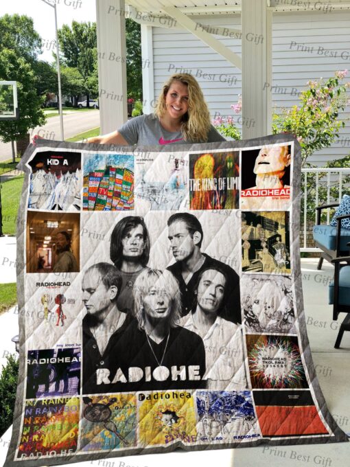 Buy Radiohead Albums Cover Poster Quilt Blanket & Quilt Bedding Set