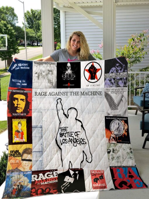 Buy Rage Against The Machine Albums Quilt Blanket & Quilt Bedding Set For Fans Ver 17