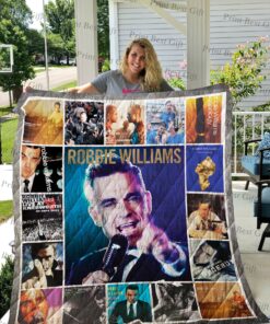 Buy Robbie Williams Albums Cover Poster Quilt Blanket & Quilt Bedding Set