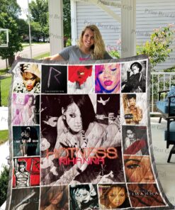 Buy Rihanna Albums Cover Poster Quilt Blanket & Quilt Bedding Set Ver 2