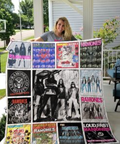 Buy Ramones Compilations Albums Quilt Blanket & Quilt Bedding Set 02