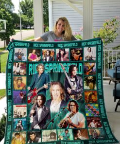 Buy Rick Springfield Quilt Blanket & Quilt Bedding Set Gifts For Fans Birthday Christmas Music Gifts